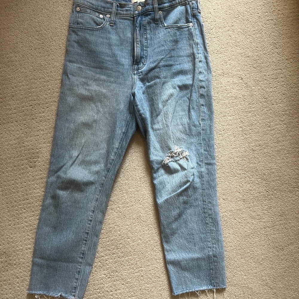 Madewell perfect vintage distressed Jean
